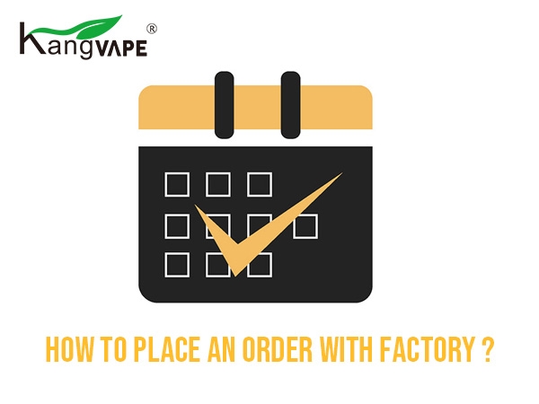 How to place an order with factory?